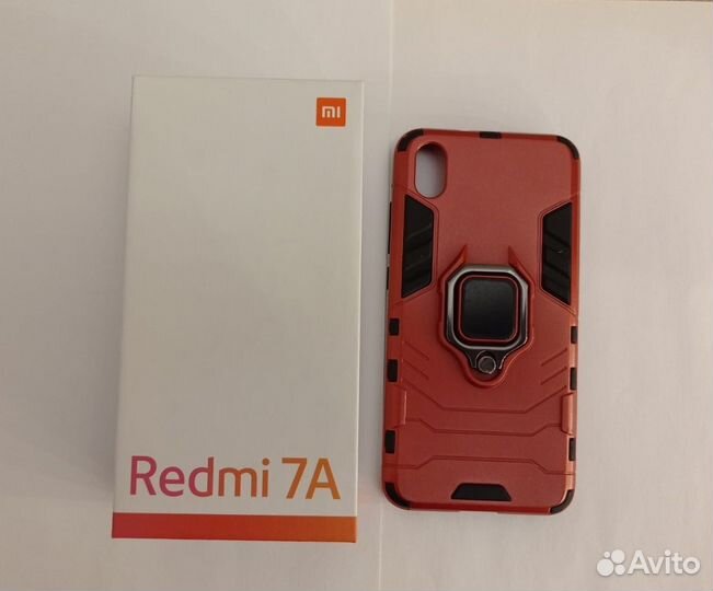 Чехол и защитное стекло для Xiaomi Redmi 7А