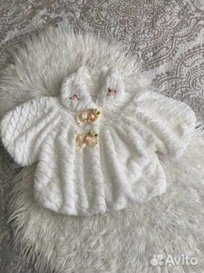 Шубка накидка на девочку