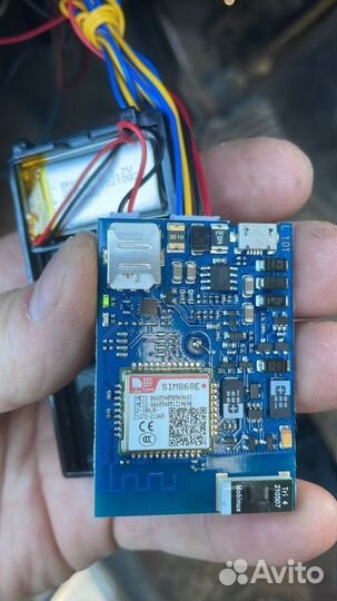 Gps трекер для Такси с блокировкой+Сим+Мониторинг