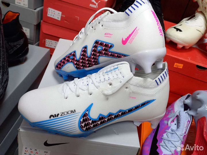 Футбольные бутсы nike air zoom mercurial vapor