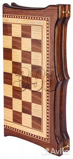 Нарды, шашки Ореховые (филигранные, средни (50794)