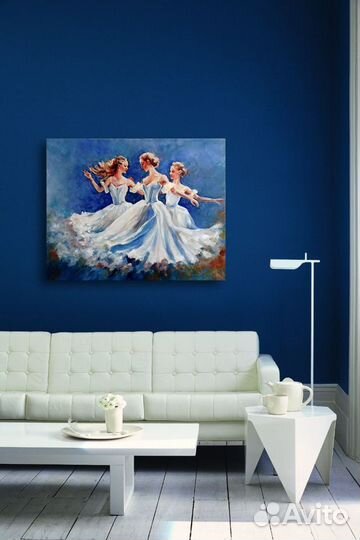 Картина балерина маслом картина балет балерины