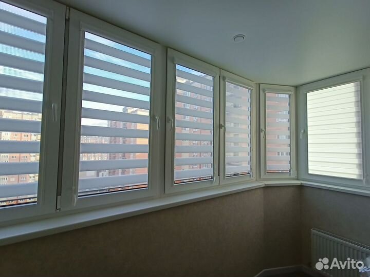 Рулонные шторы зебра от производителя