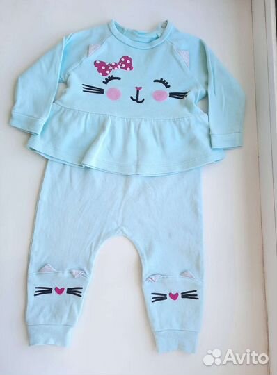 Вещи пакетом для девочки 68-74 размер