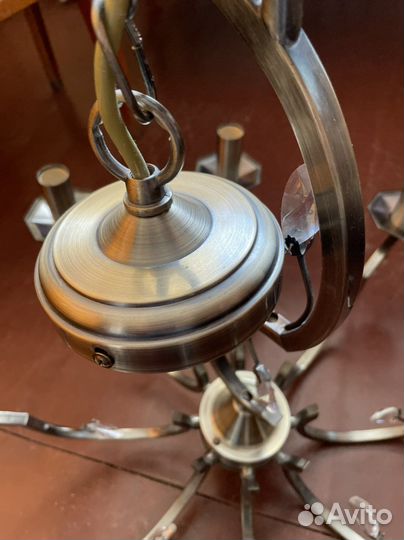 Винтажная люстра бронза