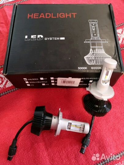 Светодиодные лампы цоколь h4