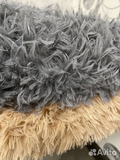 Плед пушистый травка