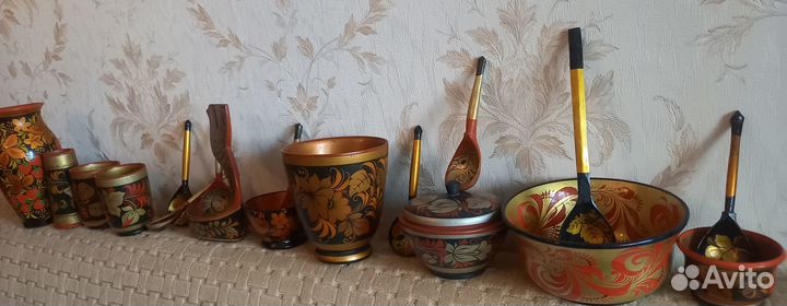 Посуда Хохлома