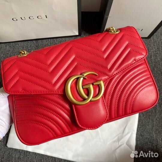 Сумка Gucci Mormon натуральная кожа 5 цветов