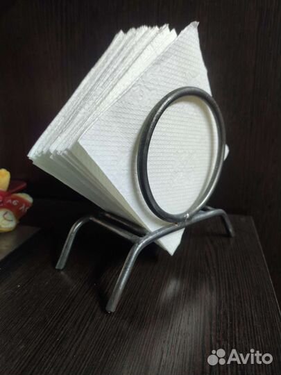 Салфетница металлическая