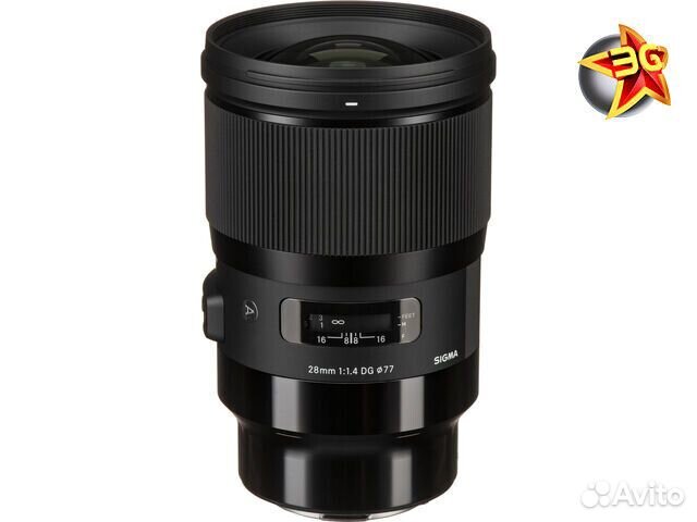 Объектив Sigma AF 28mm f/1.4 DG HSM Art L-Mount