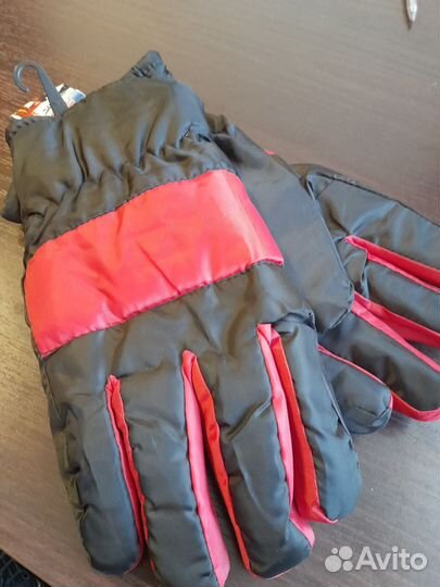 Перчатки утеплённые, шапка флис