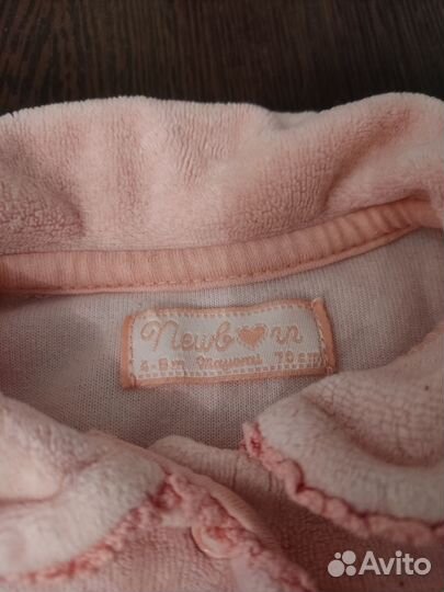 Комбинезоны велюровые для девочки 68 74