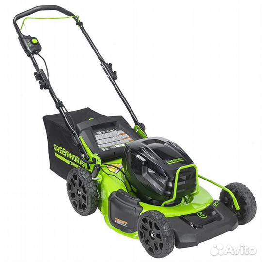 Газонокосилка Greenworks GC82hplm51K2 82V