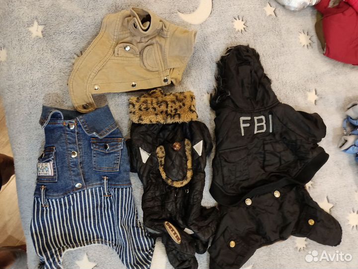 Одежда для мелких собачек б/у и обувь новая