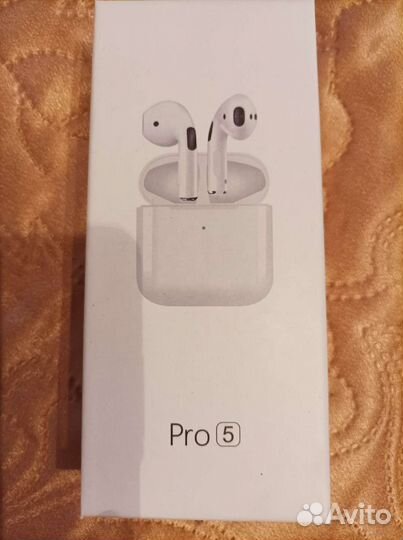 Беспроводные наушники Pro 5 новые белые