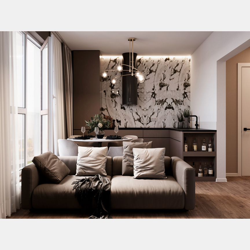 2-к. квартира, 63,6 м², 1/12 эт.