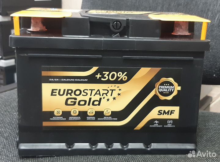 Аккумулятор eurostart Gold SMF 60Ah