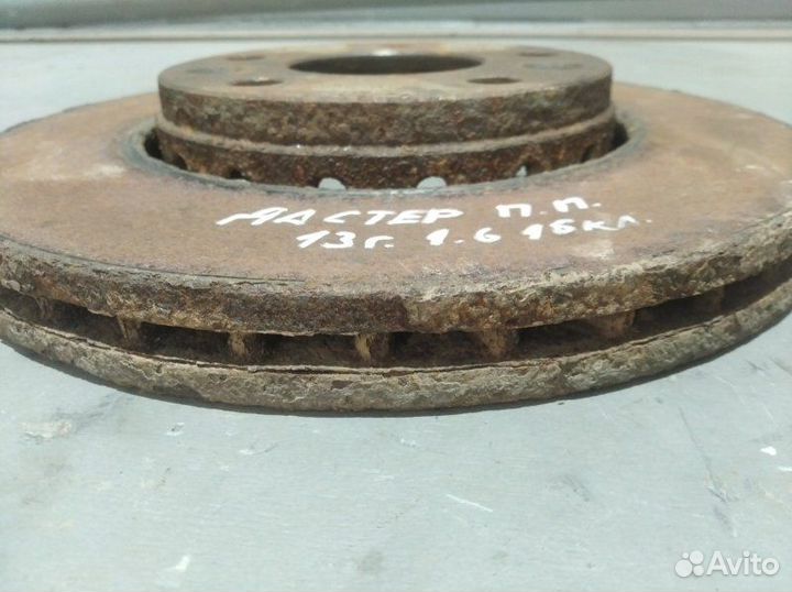 Диск тормозной передний правый Renault Duster