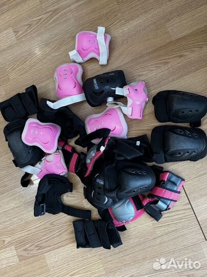 Ролики и защита для ребенка