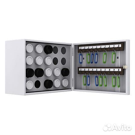 Металлический шкаф (пенальница) для ключей кл-20П