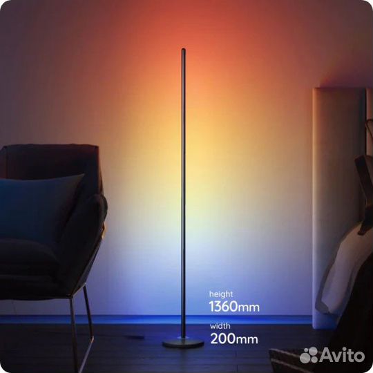 Govee Floor Lamp напольная лампа black\ silver
