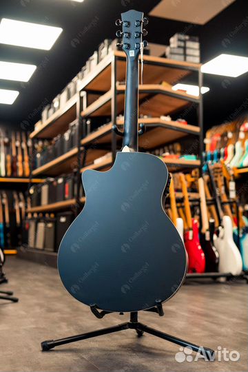 Электроакустическая гитара Kepma A1CE Black Matt