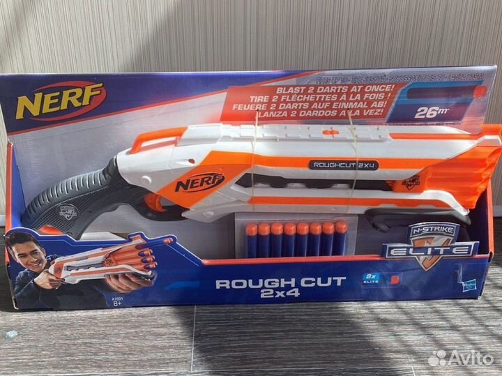 Nerf elite бластер