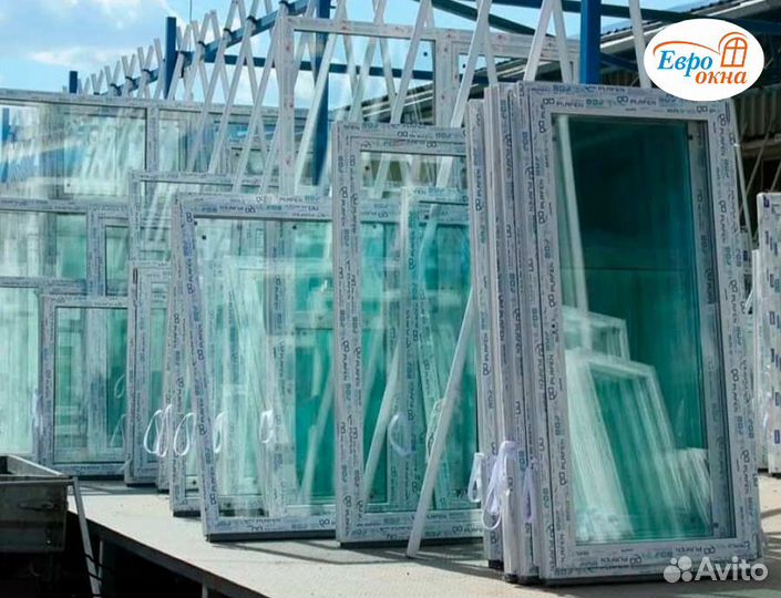 Окна пластиковые, окна не б/у, окна пвх