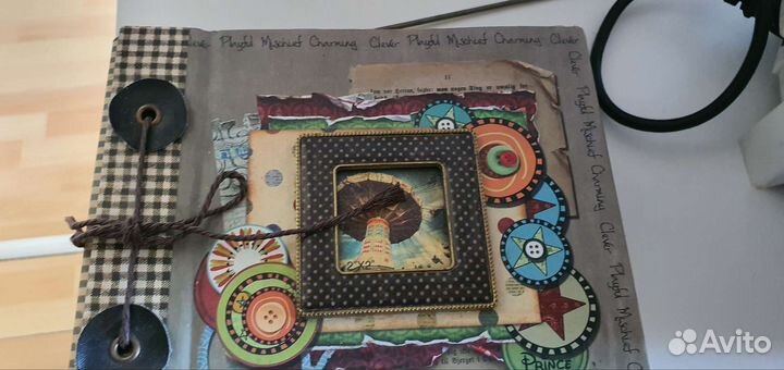 Фотоальбом с коробкой для хранения памятных вещей