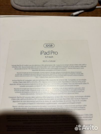 iPad pro 9.7-inch, Wi-Fi + Cellular 2016