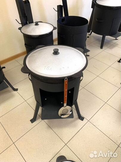 Комплект казан и печь для дачи