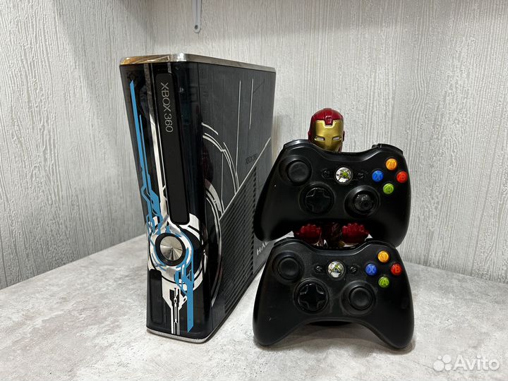 Редкий Xbox 360 slim freeboot + игры