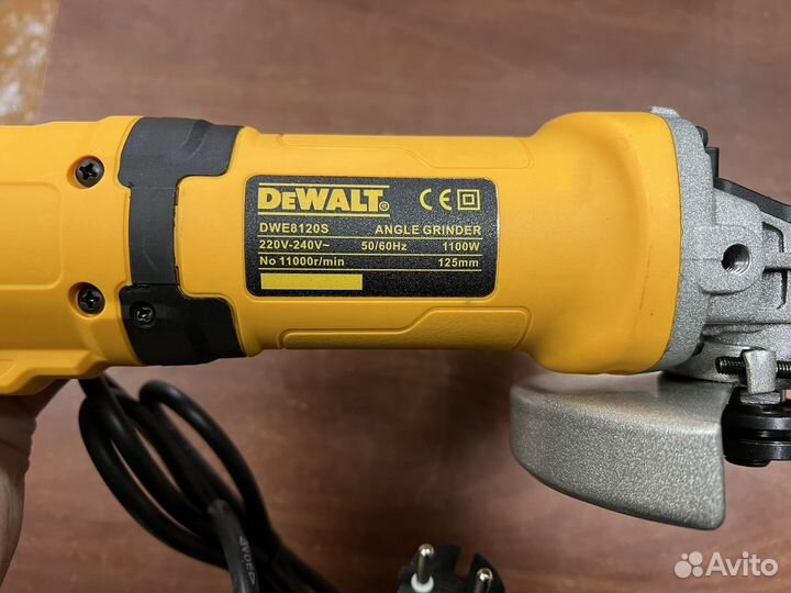 Ушм 125 болгарка Dewalt 1100W с регулировкой об