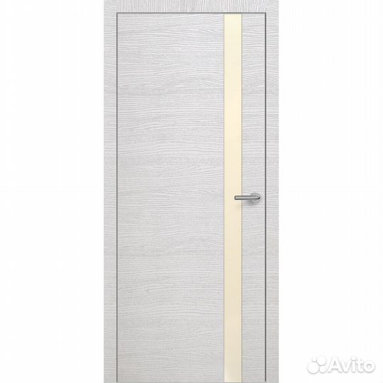 Дверь межкомнатная стеклянная вставка