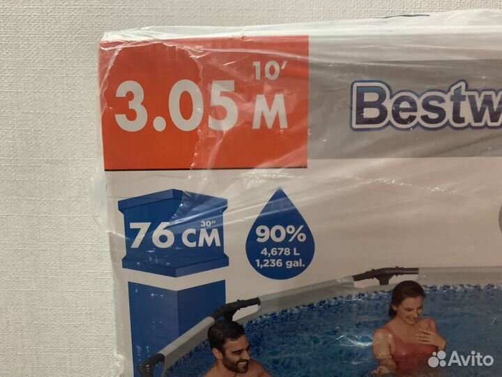 Каркасный бассейн bestway steel pro max