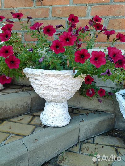 Горшки для цветов бетонные