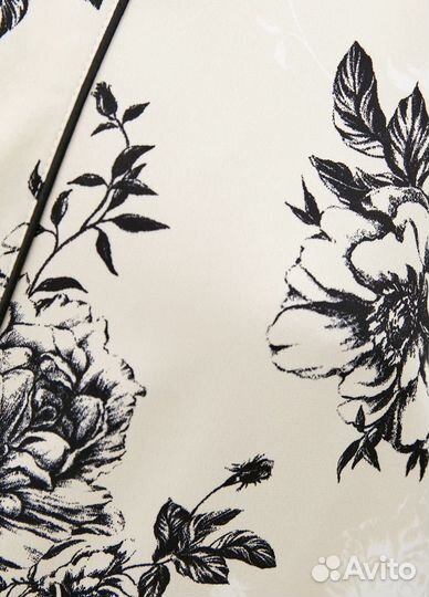 Шелковый халат 44 размер