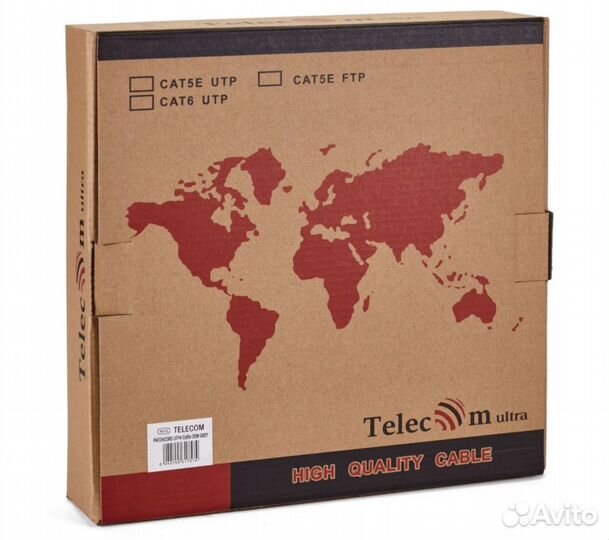 Патч корд 30м telecom интернет кабель