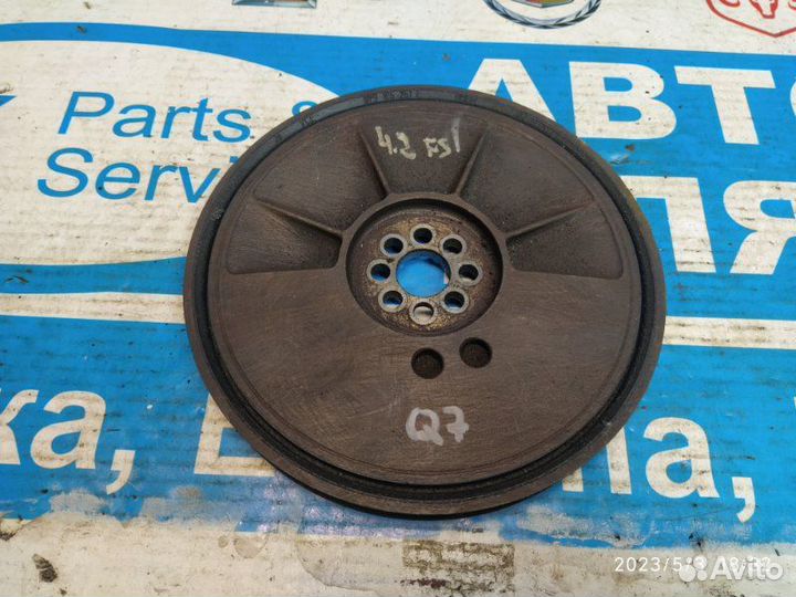 Шкив коленвала Audi Q7 4L 4.2 BAR 06-09