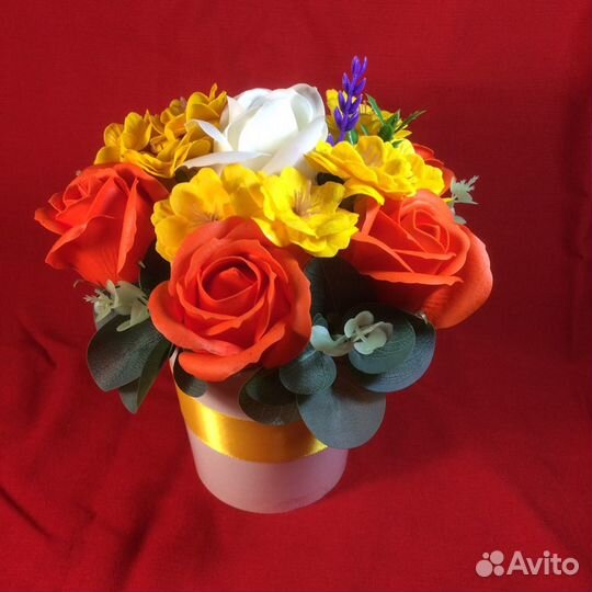 Букеты из мыльных цветов