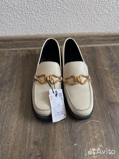 Лоферы Zara новые, оригинал 39