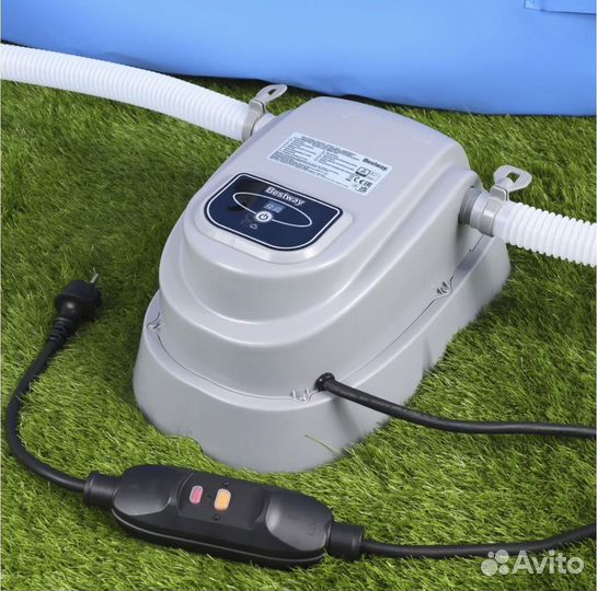 Водонагреватель проточный для бассейна,Тент,Насос