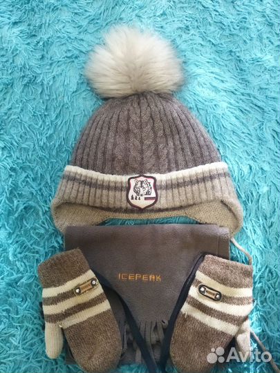 Шапка для мальчика 52 54