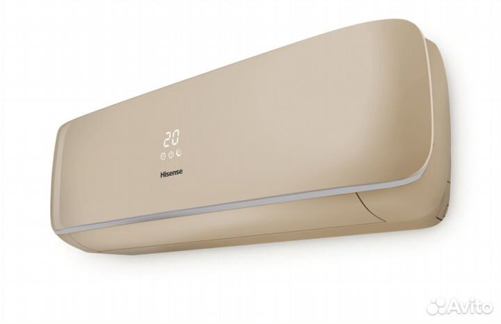 Сплит-система Hisense AS-10UW4rvetg01G(C) /AS-10UW4rvetg01W(С) Champagne Crystal Super DC Inverter