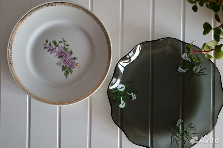 Тарелки винтажные, СССР