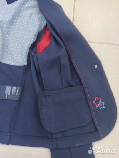 Пиджак школьный 122-128