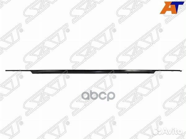 Молдинг бампера Volkswagen Tiguan 16-21 (Сзади