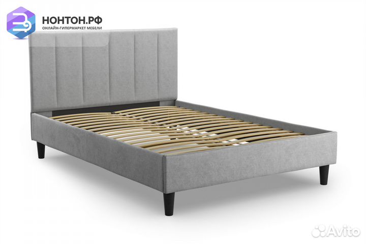 Кровать Дара серая