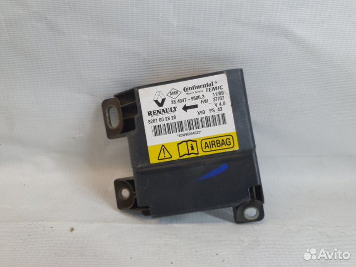 Блок Airbag Renault Sandero